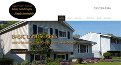 Desktop Screenshot of basiclandscapes.com