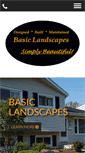 Mobile Screenshot of basiclandscapes.com